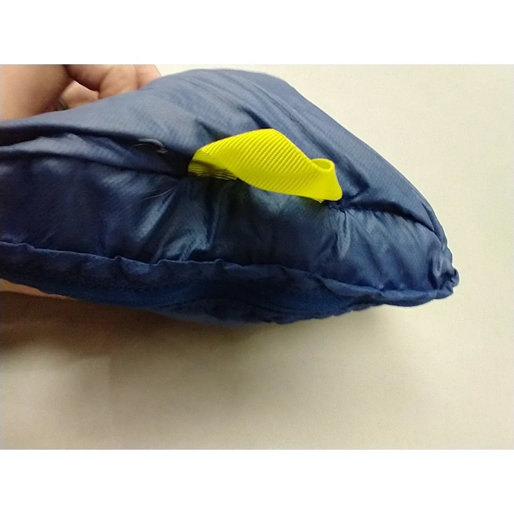 Nathan Packable Mesh Drawstring‎ Backpack Blue Yellow Cycling L Travel Bag